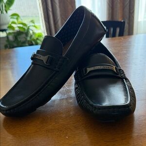 Men’s Tommy Hilfiger Classic Black Slip-On Loafers, 9.5